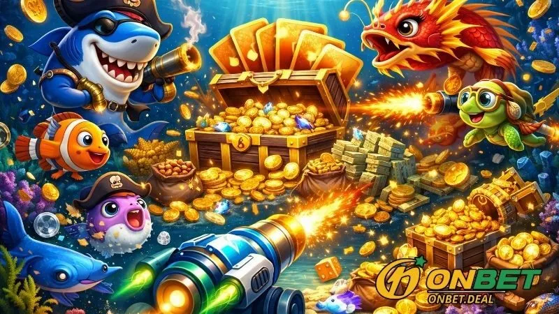Sức hút mãnh liệt của dòng game bắn cá đổi thưởng thẻ cào tại Onbet